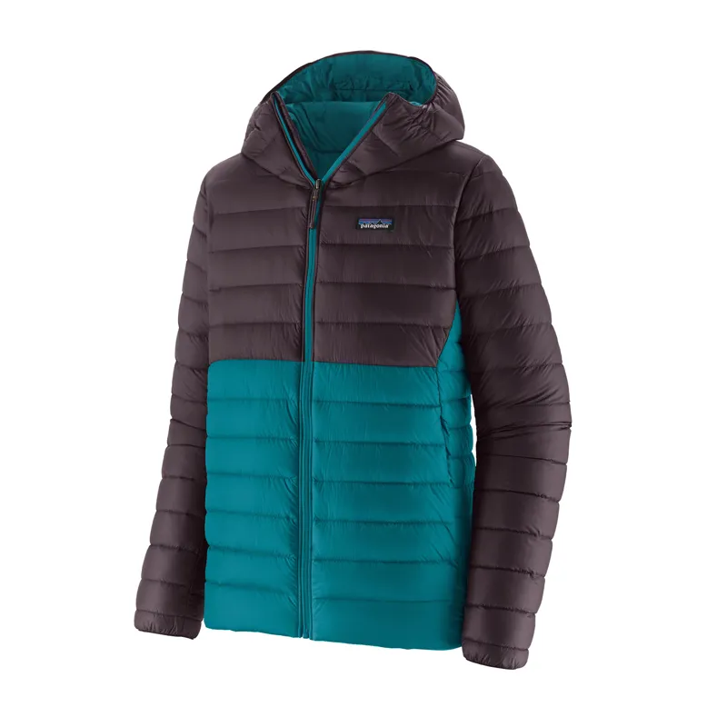 Patagonia Down Sweater Hoody in Belay Blue